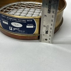 Gilson 8” Brass 0.625″ USA Standard Testing Sieve 16mm / 0.625” ASTM 5/8in