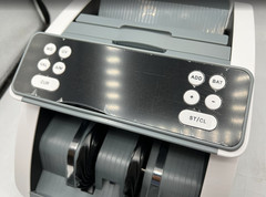 Money Counter Machine 0724 Value Count USD/EUR, UV MG IR Counterfeit Open Box