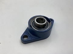 SKF FYTB 20 TF Flange-Mount Ball Bearing Oval 2-Bolt Holes 20mm Bore Cast Iron