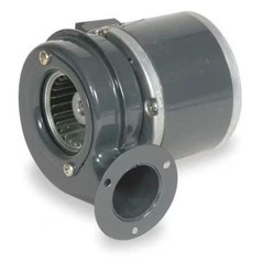 Dayton 1Tdn2 Round Oem Blower, 3300 Rpm, 1 Phase, Direct Drive, Steel 1 Speed