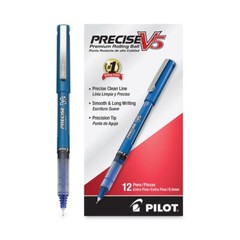 Pilot 35335 Precise V5 0.5 mm Roller Ball Pen – Extra-Fine, Blue (DZ) New