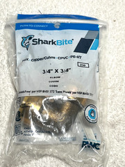 Sharkbite, 3/4″ x 3/4″ Elbow Lead Free New U256LFA