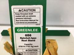 Greenlee 656 3,750 Lb Load Capacity per Level Ratcheting Reel Stand