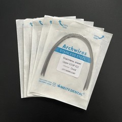 10Pcs Dental Orthodontic Arch Wire Stainles Steel Rectangular Ovoid/Nature Form