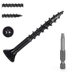 Wood Screws #8 X 1-1/2’’, T25 Star Torx Drive Flat Head Deck Screws, Green, 165P