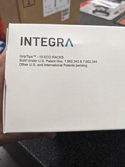 4 Cases Integra 1250ul GripTip 3445 Pre-Sterilized 10 ECO Racks of 96tips