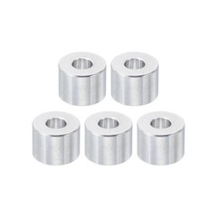 5Pcs M8 Aluminum Spacers Metal Spacer Aluminum 8.5mm ID x 20mm OD x 15mm L