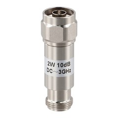 Compact Design 2W RF Coaxial Attenuator N Type Male to Female 1dB 40dB DC3 0GHz
