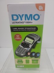 DYMO Portable Printer Handheld Label Maker Black Silver Letratag 100H+ New