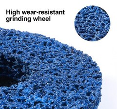 5 Pack 5”x7/8″ Paint Rust Removal Clean Angle Grinder New Poly Strip Disc Wheel