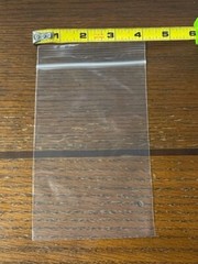 100 Clear Plastic APPLE BAGS 4.0 “x 6.0”