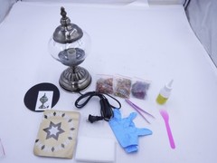 DIY Turkish Mosaic Lamp Kit Stained Glass Multicolor