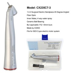 COXO Dental 1:5 High Speed Electric Handpiece 1:1 Contra Angle Fiber Optic NSK