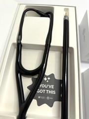 EKO CORE 500 Digital Stethoscope | Black | ECG | 40X Amplification | Box