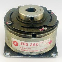Shinko ERS 260 24V DC 10W Electromagnetic Brake Clutch Mori Seiki SL-2 CNC Lathe