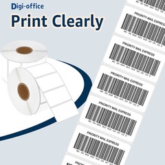 2.25×1.25 Direct Thermal 1000 Labels for Zebra LP 2824 LP 2844 Eltron ZP450