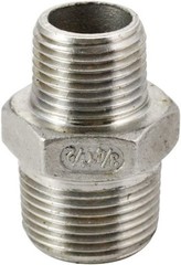 3/4” to 1/2″ Male NPT Hex Nipple Pipe Fitting Reducer Adapter Connector SS304