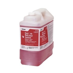 SANITIZER, SURFACE OASIS 146 CONCENTRATE JUG RED NO RINSE QUATERNARY 2.5 GAL