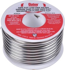 Reliable Lead-Free Copper Plumbing Solder – 1/2 lb for Safety Compliance
