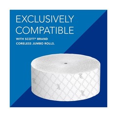 Kimberly-Clark Scott Jumbo Roll (JRT) Coreless Toilet Paper Dispenser (09603)…