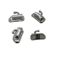 10 Sets Dental Orthodontic Buccal Tube Roth 022 1st Molar Tube Laser Marked Mesh