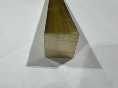 1″ x 1″ C360 Square Brass Bar x 12″ Long, Half Hard, Free Cutting, Mill Stock