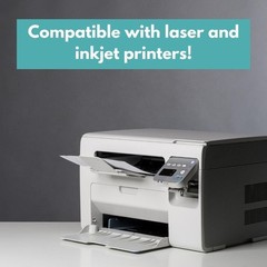 Blank Shipping Sheet Labels Laser/Ink Jet Printers White – Available In 6 Sizes
