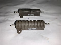 Dale wire wound 900 Ohm 40 Watt Black Resisters Quantity Of (2) *NEW*