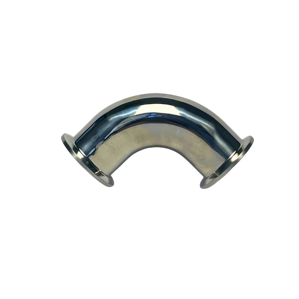90 Degree Elbow SS Sanitary Tri-Clamp Fitting OD 2 Inch