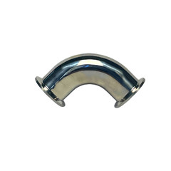 90 Degree Elbow SS Sanitary Tri-Clamp Fitting OD 2 Inch