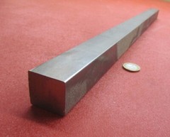 Square 4140 Alloy Steel Annealed Bars, 1 1/4″ x 1 1/4″ Wide x 24″ Length
