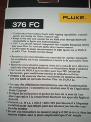 Fluke 376 FC 1000 Amp AC & DC True RMS Clamp Meter with flexible current clamp.