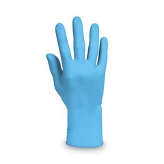 KleenGuard G10 Comfort Blue Nitrile Gloves, Med, 4 mil Thick, 9.5″ Long, 100/Box
