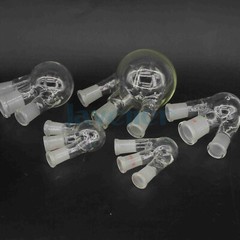 10/25/50/100/250/500/1000ml 3 Necks Joint Borosilicate Glass Flask Round Bottom