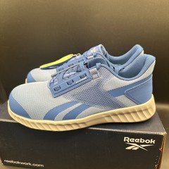 Reebok Work Safety Toe Shoe Women Blue Sublite Cushion Work Composite Toe 7.5W