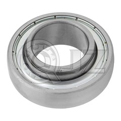 [2-Pack] CSA208-24 Cylindrical Bearing Insert w/ Eccentric Collar 1-1/2 in Bore