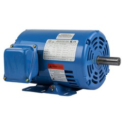2 HP 3 Phase Electric Motor 1800 RPM 145T Frame ODP Open Drip Proof 230/460V