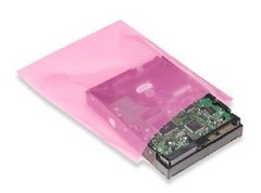 12″x15″ Anti-Static Flat Poly Bags Pink Hard Drives SSD Electronics 2 Mil PAS