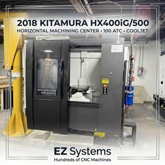 2018 KITAMURA HX400iG/500 Horizontal Machining Center 100 ATC 15k RPM 1000 PSI