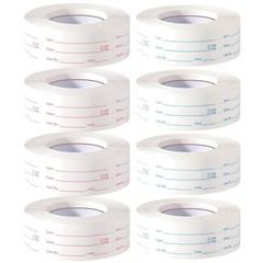 Large Quantity Food Labels – 8 Rolls, 4000 Pieces, 1×2 Inch