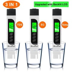 HoneForest Water Quality Tester Accurate and Reliable TDS Meter EC Meter & Te…