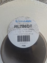 1000 4″ x 6″ Thermal Roll Labels – 3″ Core / 8″ Outer – Product RL786DT