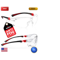 Nocry Clear Safety Glasses For Men And Women Anti-Fog And Scratch Resistant