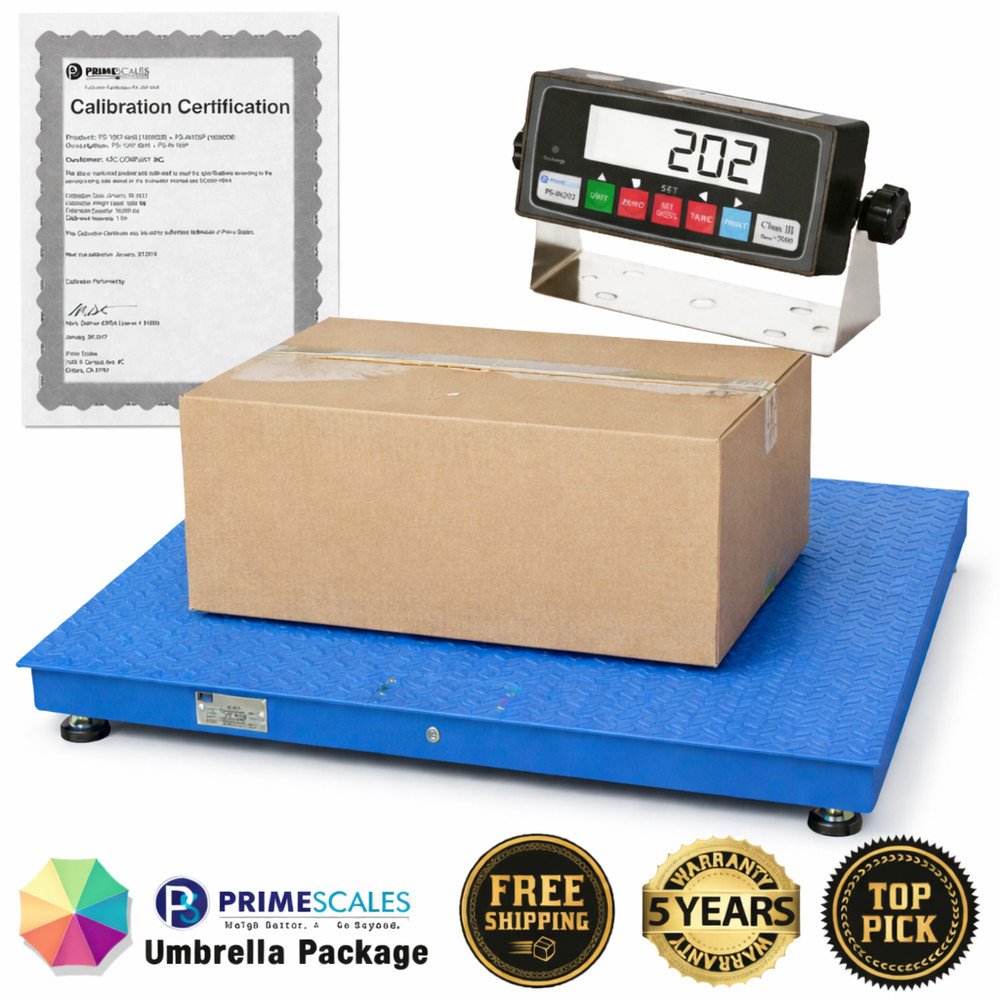 Industrial Digital Floor Scale 24″x24″ Warehouse Pallet Shipping Scale 10000 lbs