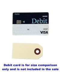 100 Small Manilla Cardstock Price Tags 2 3/4″ x 1 3/8″ Pre-strung with String