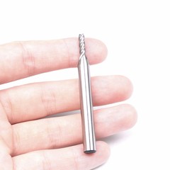1/8″ x 1/4″ HSS End Mill Set 4pcs – 4 Flute Straight Shank Cutter for Metal &CNC