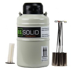 U.S. Solid 3L Cryogenic Container Liquid Nitrogen LN2 Tank