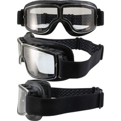 Birdz Condor Sport Padded Riding Goggle Black with clear to smoke AUTO DARKING