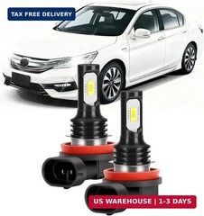 Light Bulbs Compatible for 2013-2015 Honda Accord H11 Fog Lights Combo Pack 800%