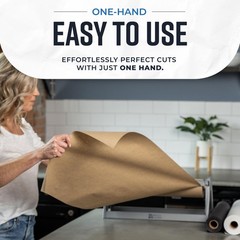 Paper Roll Dispenser and Cutter – Long 18″ Roll Paper Holder – Great Butcher …